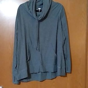 Green 1X lightweight sweatshirt